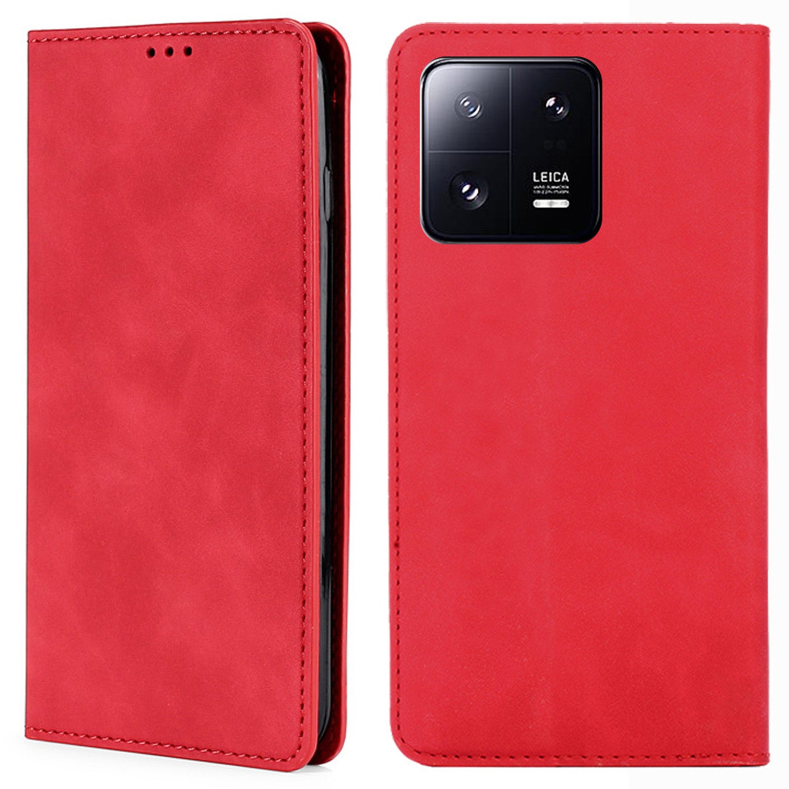 For Xiaomi 13 Pro 5G Magnetic Absorption Flip Cell Phone Cover Skin-touch Feeling PU Leather TPU Card Slot Stand Phone Case For Xiaomi 13 Pro 5G Magnetic Absorption Flip Cell Phone Cover Skin-touch Feeling PU Leather TPU Card Slot Stand Phone Case